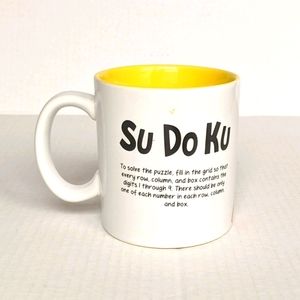 Stir Soduku Coffee Hot Chocolate Tea Mug